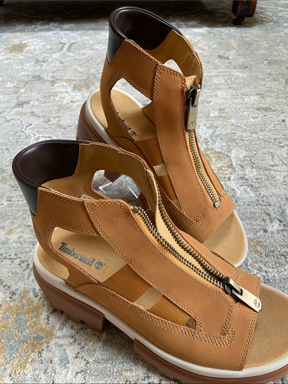 Timberland Women’s Wheat Everleigh Gladiator Sandals